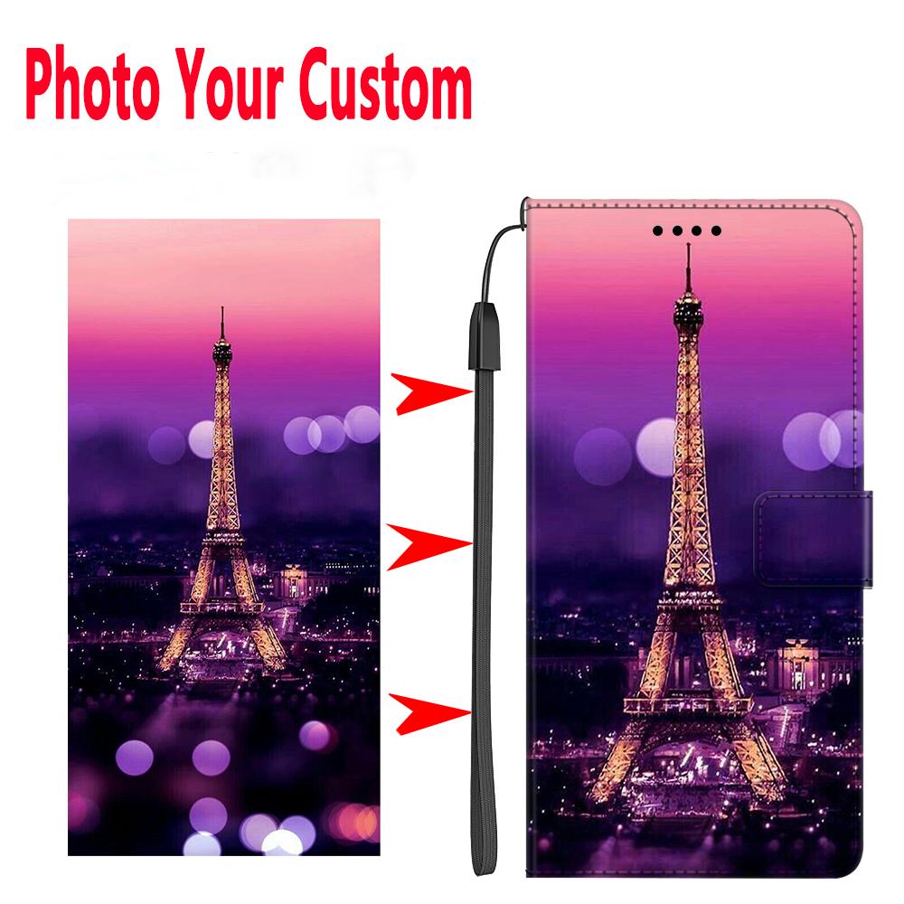 Индивидуальные DIY кожаные чехлы-книжки для Vivo V29 V60 V50 V29 LITE V27e V27 5G V25 Pro V23 V21 V21e V30 Кошелек Магнитная крышка