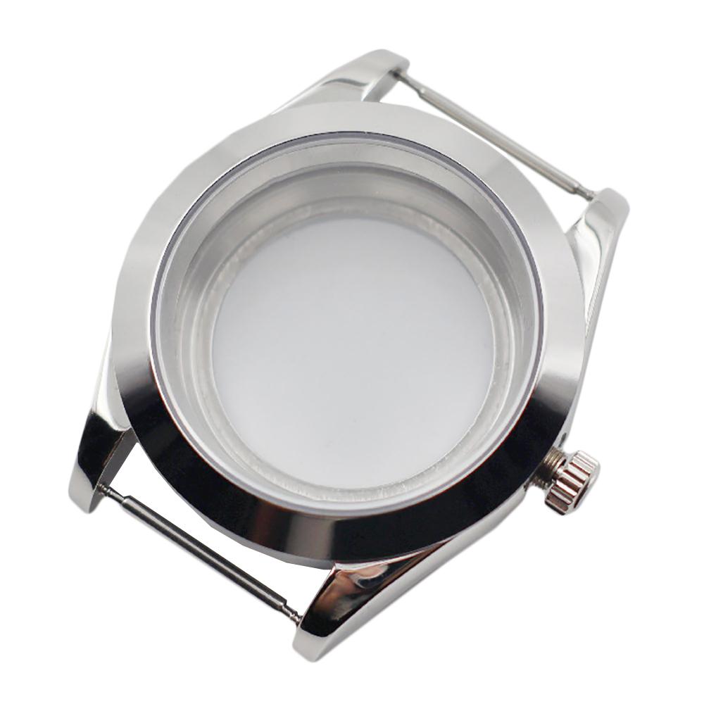 41mm Sapphire Glass Watch Case Fit For ETA 2824 Waterproof