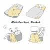 Cartoon cute yellow banana print Blanket For Gift Picnic Travel Bed Throw Blanket Applicable All Season Blankets