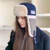 Теплая пилотская шапка Ветрозащитная шапка с защитой ушей Универсальная шапка-бомбер Для катания на лыжах на открытом воздухе