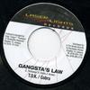 7inch Record T.O.K. & MAD COBRA - Gangsta´s Law NONE Laser Lights Re 2003 Jamaica Reggae, Ska & Dub Used