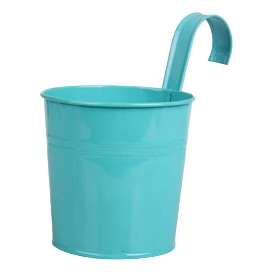 Металлический железный подвесной цветочный горшок, контейнер для дома, балкона, сада, кашпо, бочонок, декор