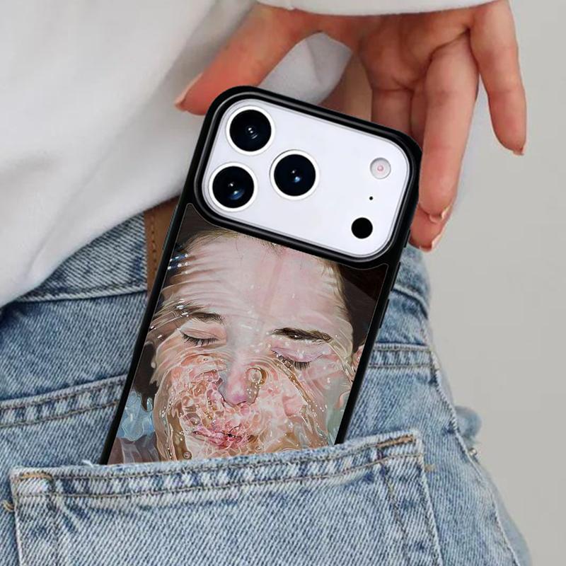 Абстрактное искусство Подводный Мальчик Девочка Чехол для Телефона для iPhone 16e 15 14 13 12 17 Pro Max Plus Air 17pro Чехол Coque