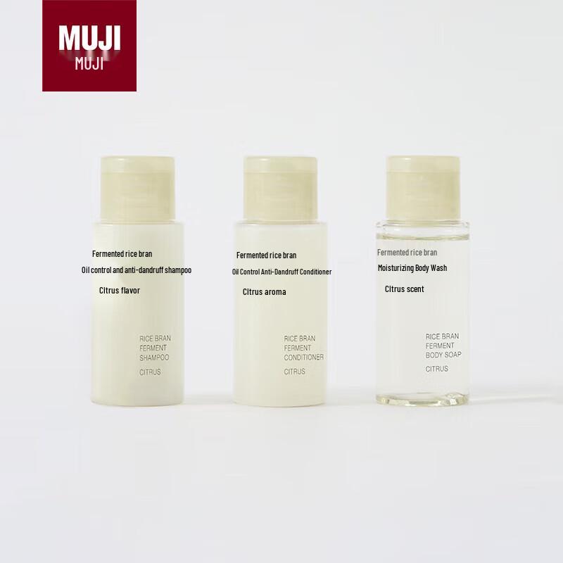 MUJI Ферментированная коллекция ухода за волосами с рисовыми отрубями