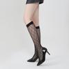 Trendy mid-calf socks for women, anti-snagging diamond-patterned slimming socks jk Summer thin socks5012