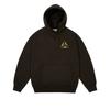 Palace Glow Tri-Ferg Hood Black Unisex Tops P27CS174