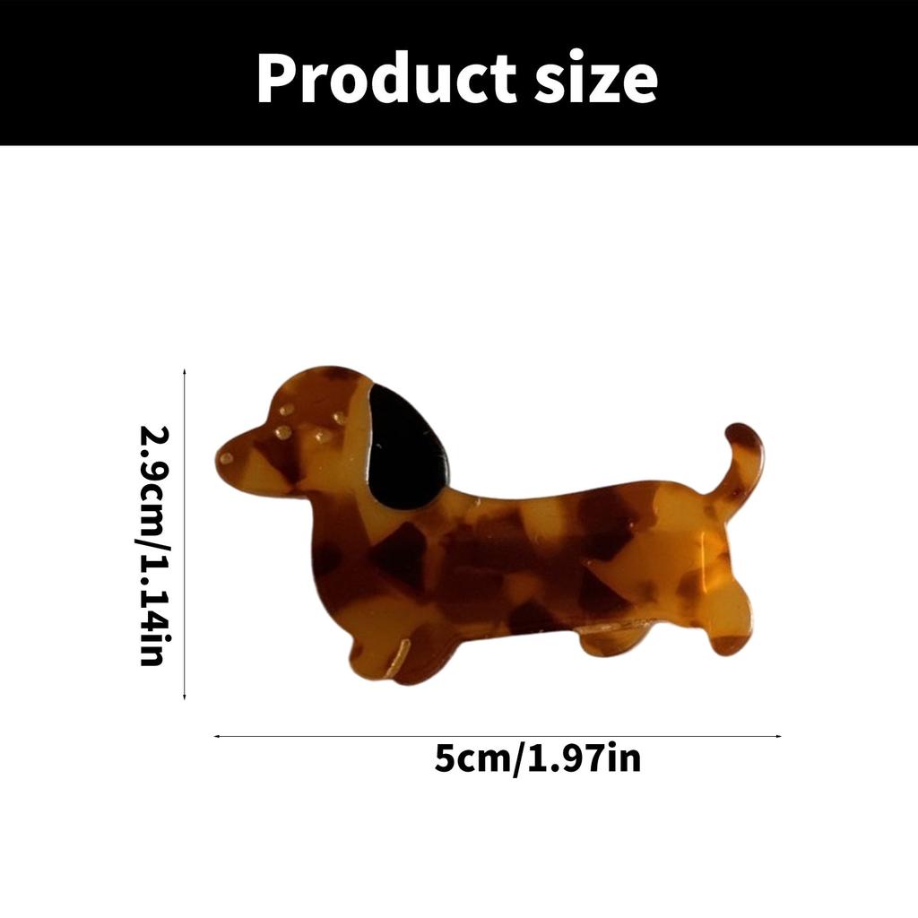 Cute Adorkable Cartoon Hair Clip Lovely Puppy Hair Clip Dachshund Hairpins Barrettes Girls HairPins 2000s Trend