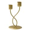 Taper Candle Holder Metal Curved Candle Holder Table Centerpiece Tapered Pillar Candles Holder for