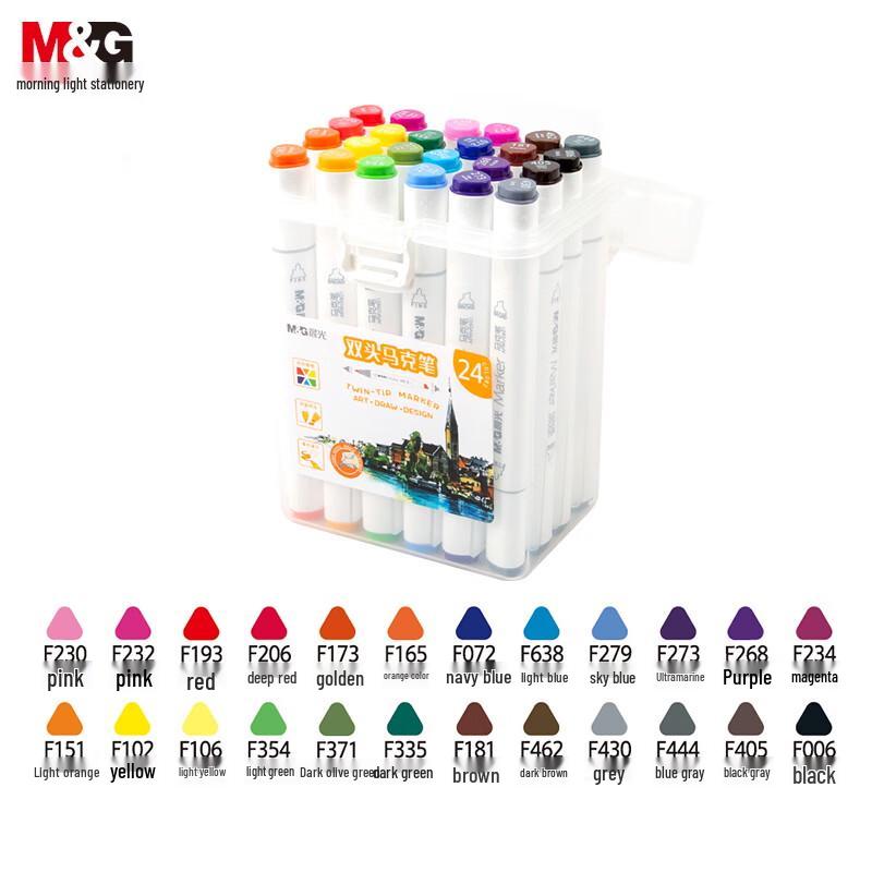 Набор двусторонних маркеров M&G