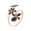Adjustable Open Arm Bangle Enamel Glaze Floral Armband Fashion Accessories Flower Bracelet  Party