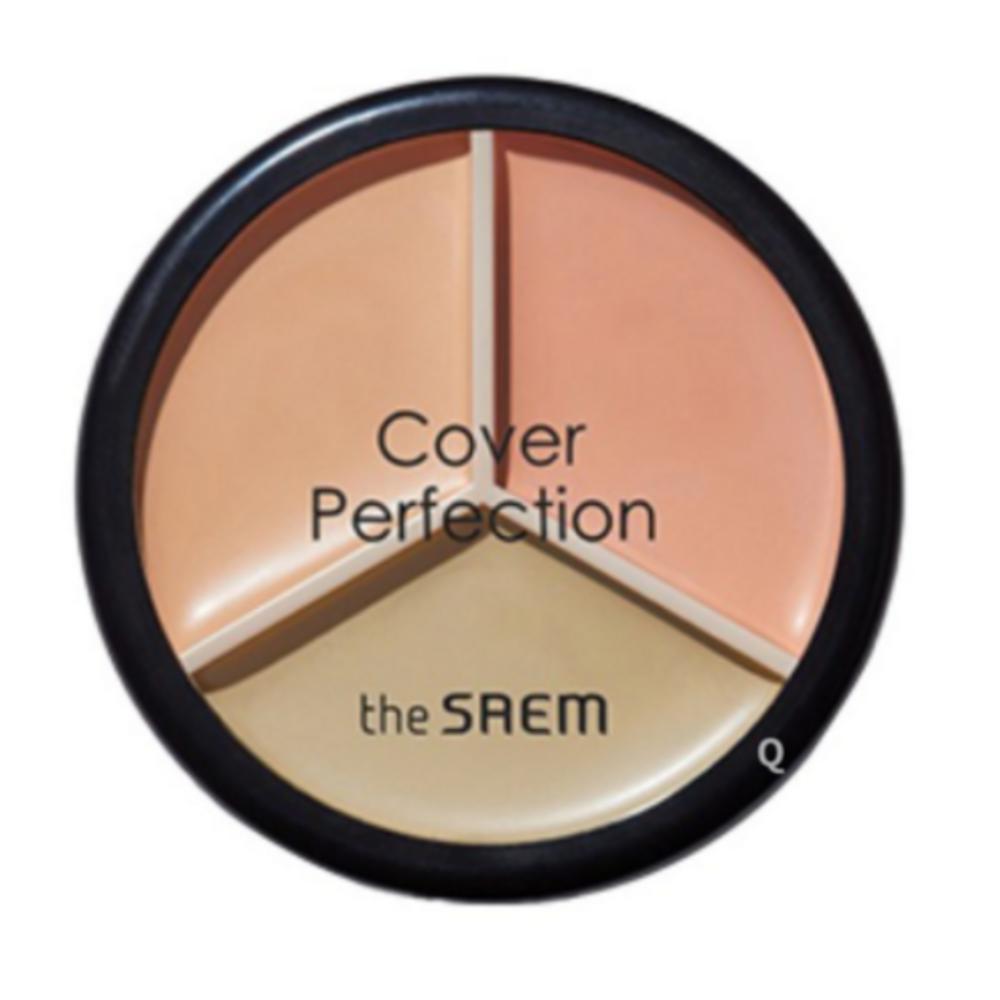 The Saem Консилер Cover Perfection Triple Pot 13,1 г, 3 001 Correct Beige