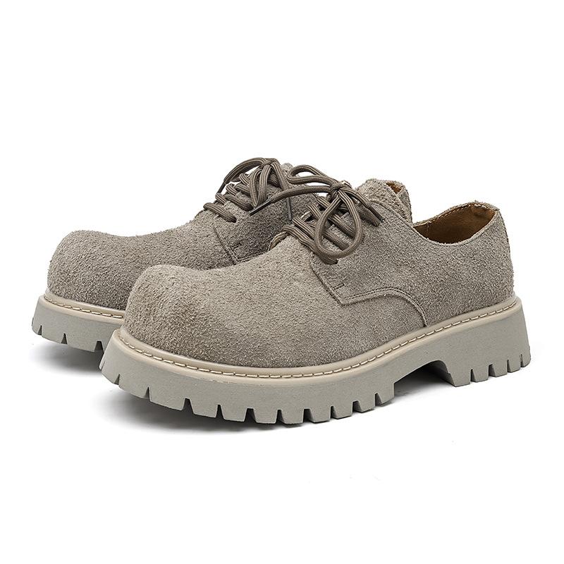 Американская одежда ретро большая голова инструментальная обувь нишевая обувь дерби высокая уличная пара кожаные туфли для поездок на работу 1039-R