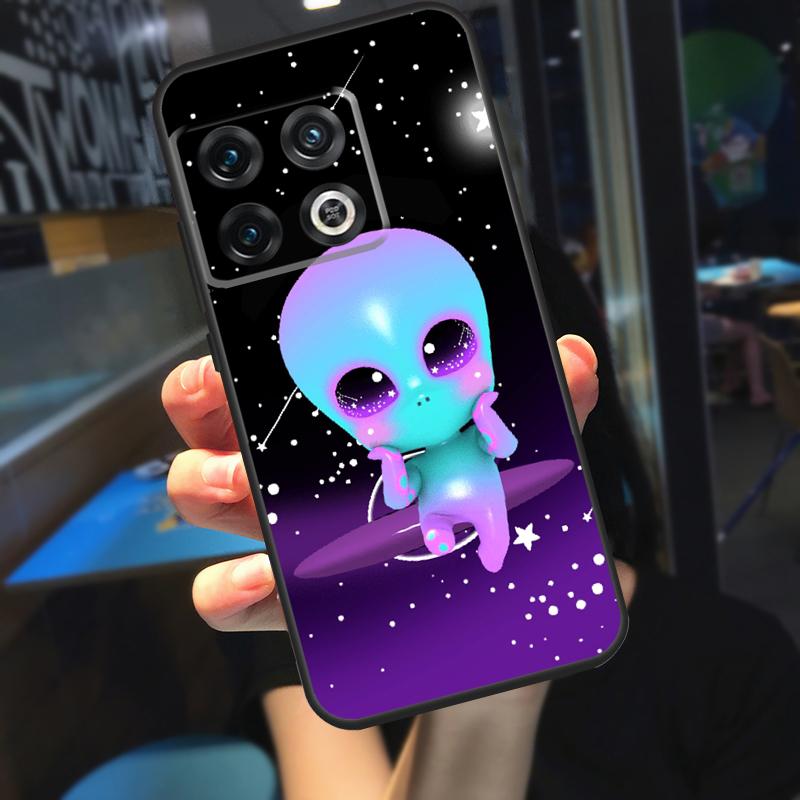 Эстетичный Милый Мультяшный Инопланетянин Чехол Для OnePlus 12R 13 R 12 11 9 10 Pro 8T 9RT 10T OnePlus Nord 4 CE 2 3 Lite N20 N30 Чехол