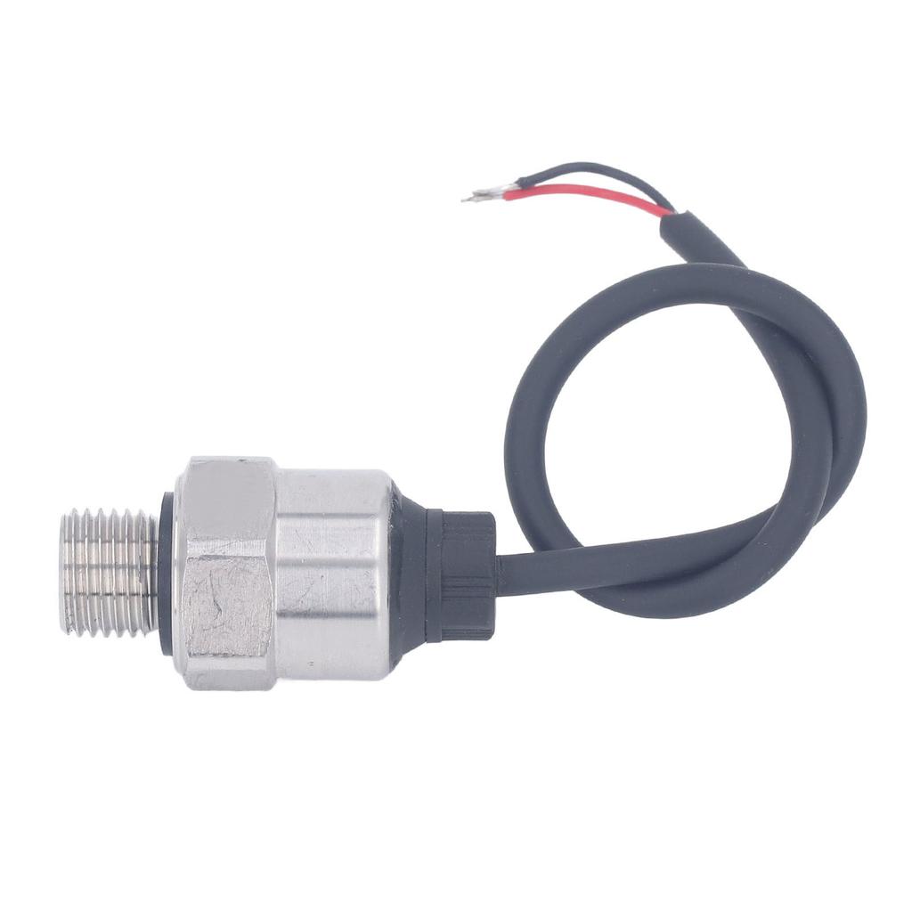 Pressure Transmitter G1 4in 4‑20mA Output 0‑0.5Mpa Range Pressure Transducer Sensor for Oil Fuel Gas Water 10‑30V