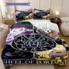 Mystical Guardian Aura Bedding (1 * duvet cover + 2 * pillowcase, without core) 2D Flat Christmas birthday gift Bedding set Soft and comfortable