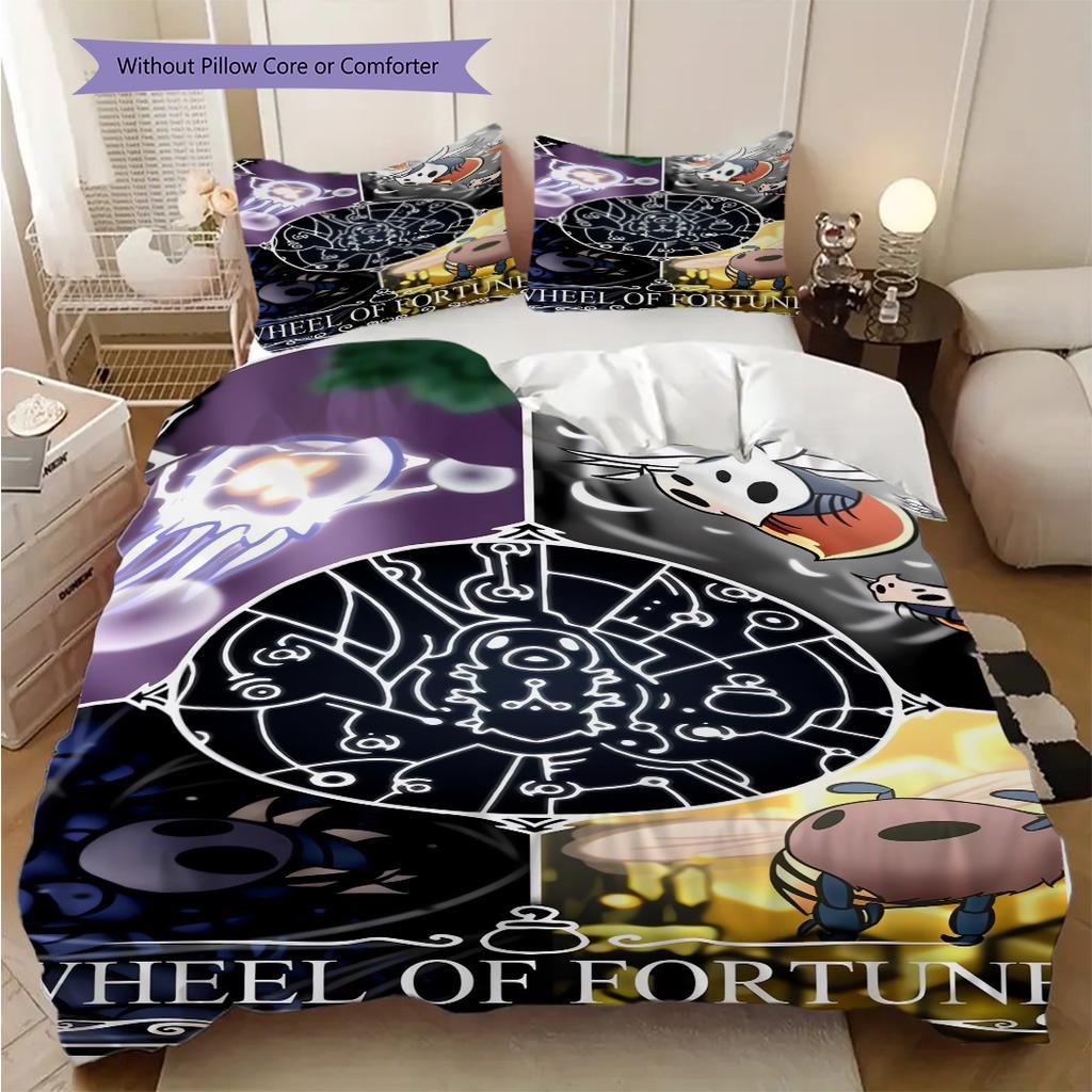 Mystical Guardian Aura Bedding (1 * duvet cover + 2 * pillowcase, without core) 2D Flat Christmas birthday gift Bedding set Soft and comfortable