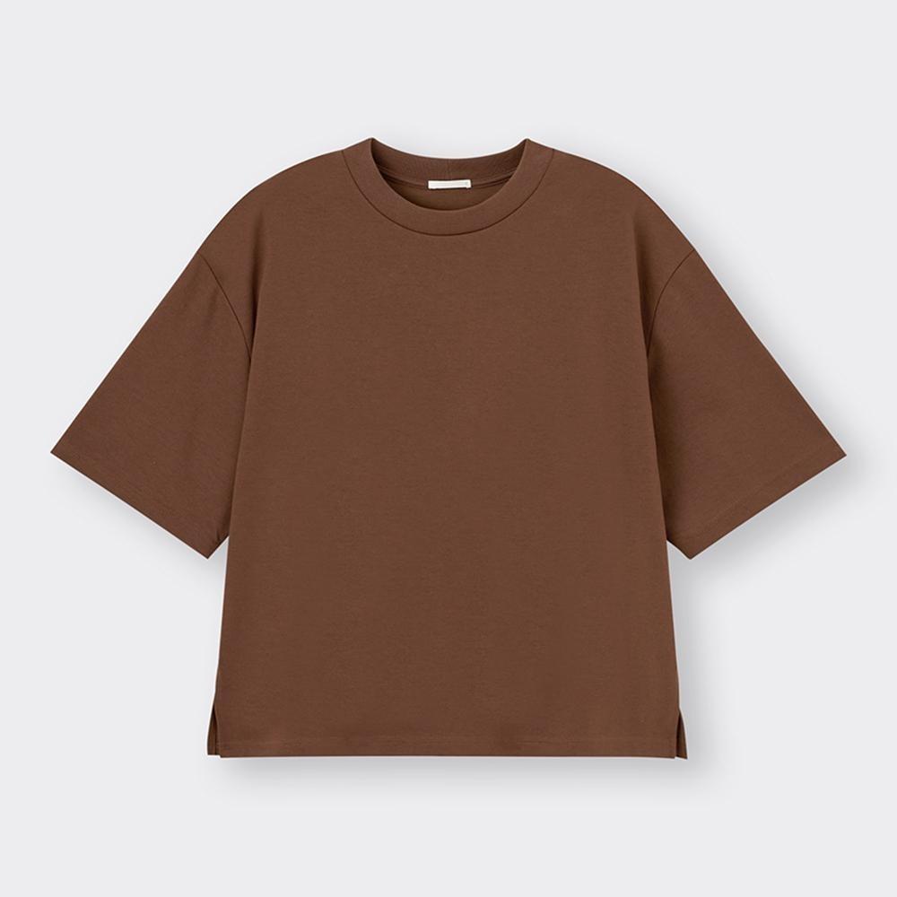 GU by Uniqlo Широкая футболка Dry с рукавами 5 минут 
