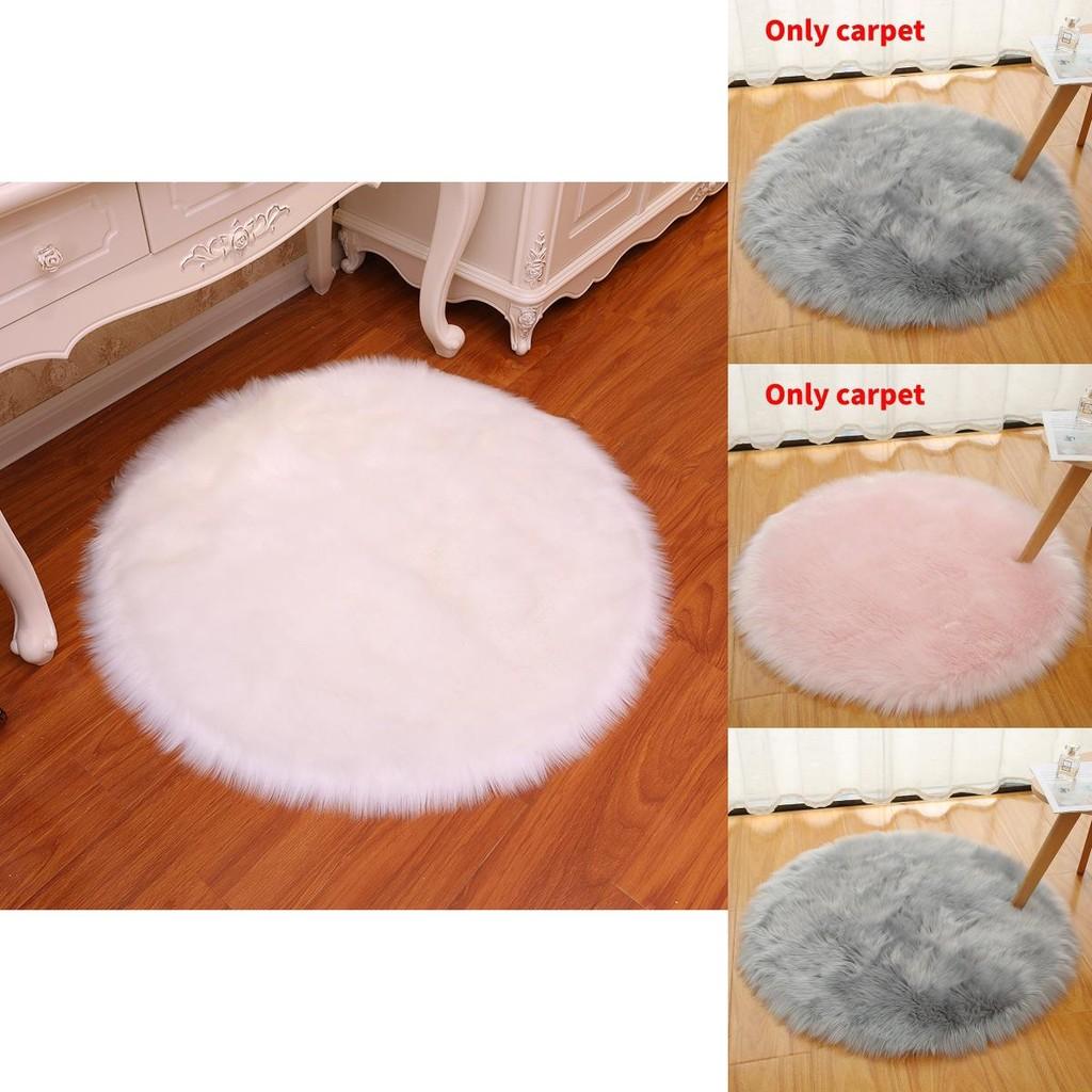 Faux Fur Carpet With Non Slip Backing For Cozy Living Area And Bedroom