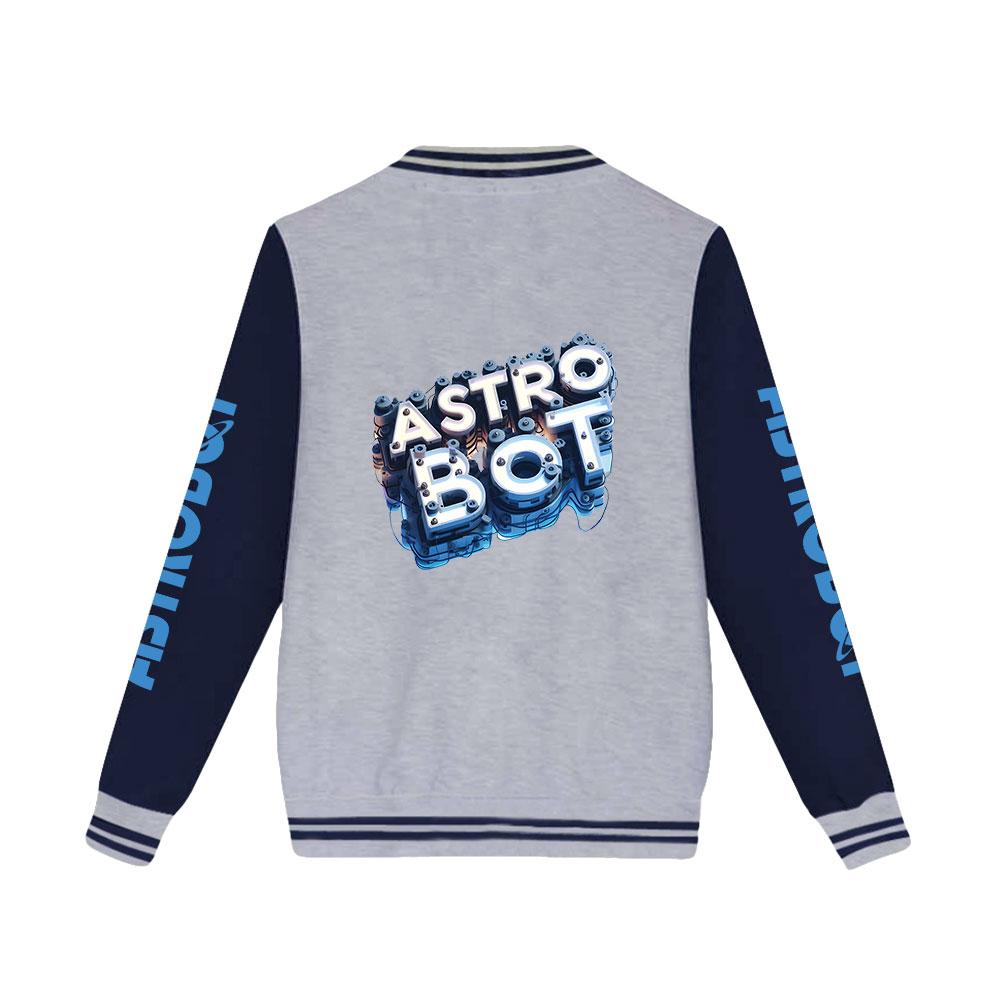 Унисекс-мода для поклонников Astro Bot Печатная бейсбольная толстовка для женщин и мужчин Куртки для активного отдыха