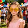 Honeycomb Grid Sunglasses 3D Printed Insect Compound Eye Glasses, Adjustment Help Training Focus Lightweight Durable Fun Eyeglasses for Teens