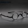 Round Small Frame Reading Glasses Men Women Tr90 Frame Retro Anti Blue Round Eyewear Women Glasses for Reading