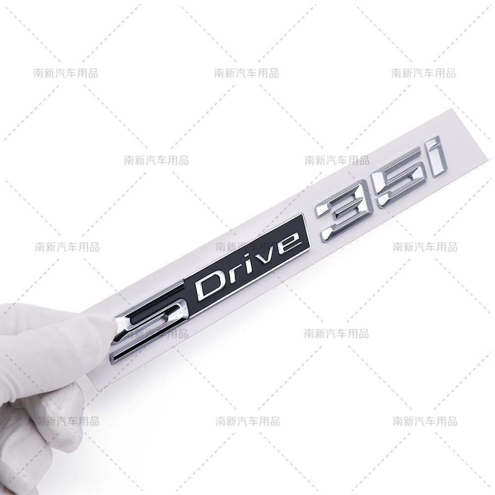 3D SDrive 18i 20i 23i 25i 50i 30i 35i 40i 45i Letter Logo Car Rear Trunk Badge Emblem Decal Sticker For BMW X1 X2 X3 X4 X5 X6 X7 yj2