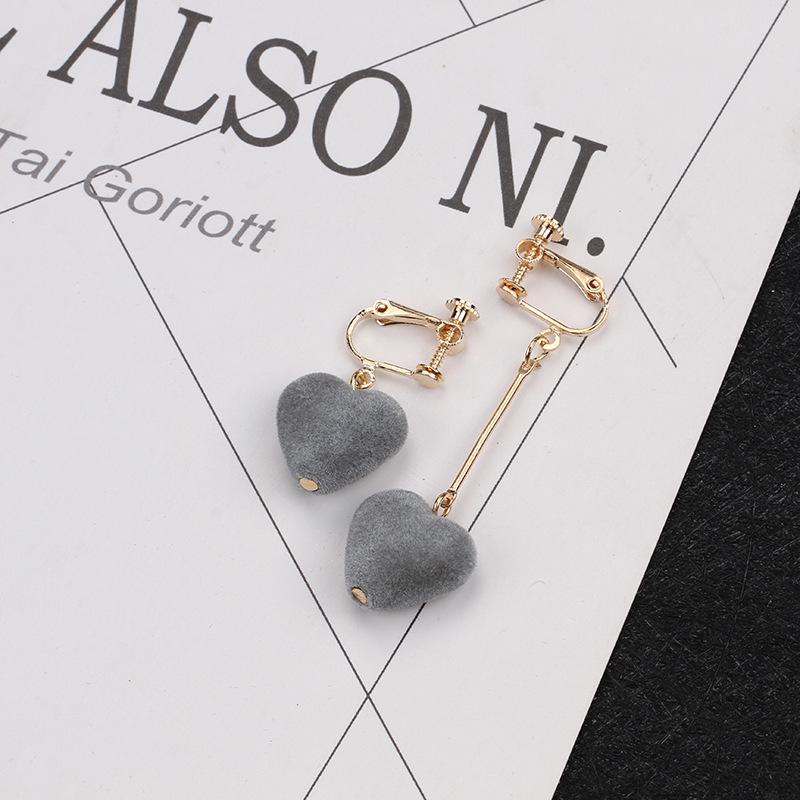 Асимметричные серьги-клипсы Velvet Love с жемчугом для женщин — пирсинг не требуется