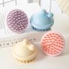 Cute Hair Wash Brush Female Wet Dry Dual-use Scalp Cleaning Brush Household Head Massage Soft Rubber Brush Hair Comb