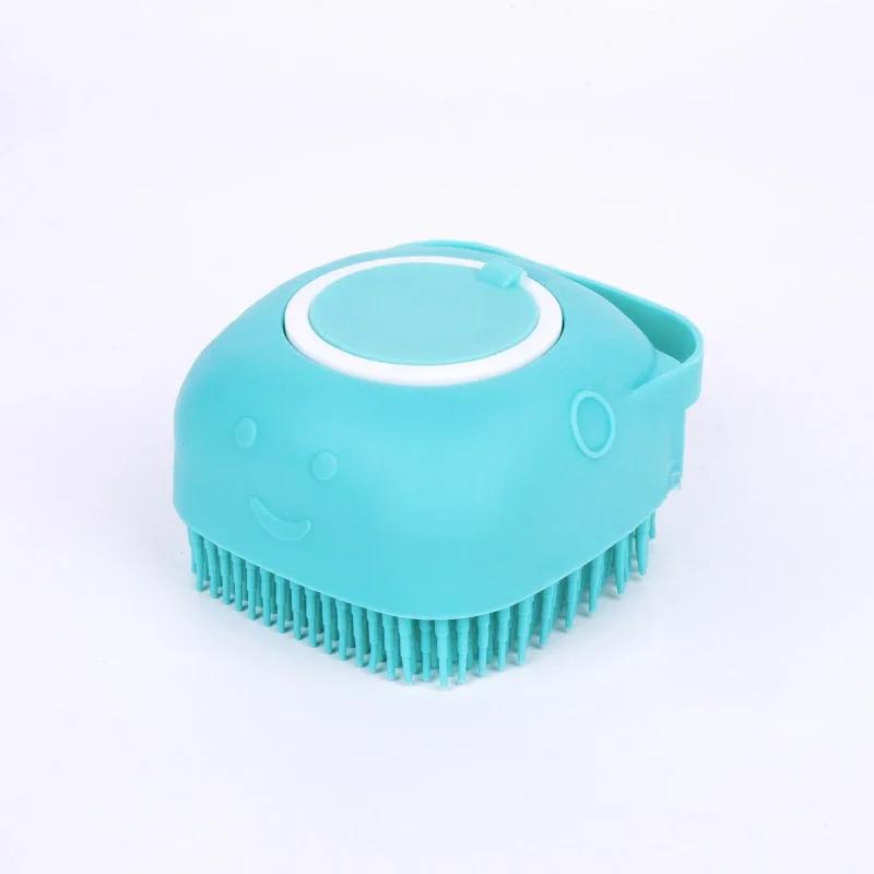 Pet Dog Bath Grooming Brush For Dogs Pets Dogs Accessories Soft Silicone Massager Cleaning Tool Comb Cats Supplies Products Home