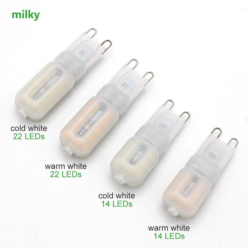 5 шт. мини G9 светодиодный 3 Вт 5 Вт 2835 SMD лампада кукурузная лампочка 220 В 240 В 14 22 SMD светодиодная лампа с регулируемой яркостью, люстра, замена галогенной лампы