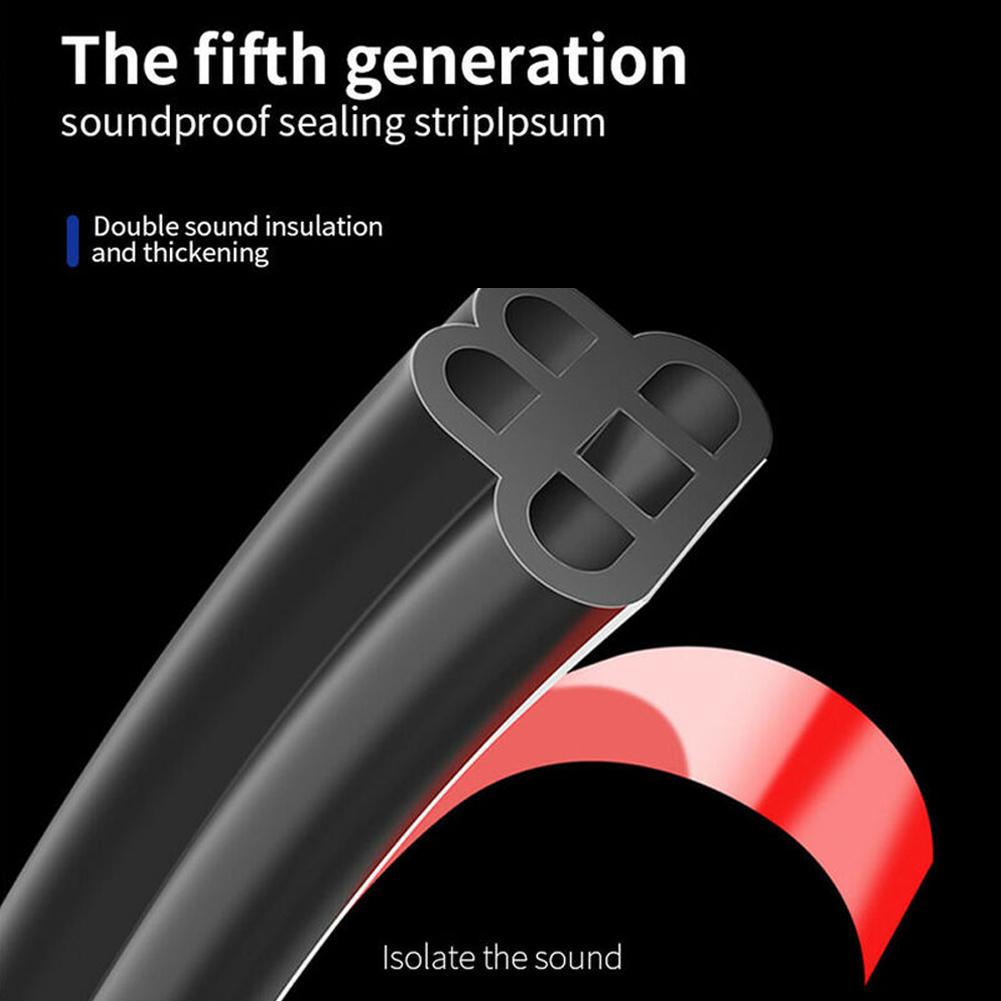 Автомобильные резиновые полоски 4 м/8 м изоляционный уплотнитель дверные наклейки защитные ограждения аксессуары для внутренних кромок уплотнитель автомобильный T C2I2