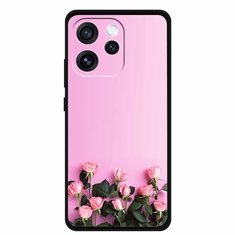 Чехол для телефона Oppo Reno15 Мягкий силиконовый чехол из ТПУ для OPPO PLW110 6,32" Черный чехол для Oppo Reno 15 5G Модный крутой корпус
