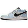 Air Jordan 1 Low Винтажные Баскетбольные Кроссовки Унисекс Светло-Голубые IH0648-141(Team98-)