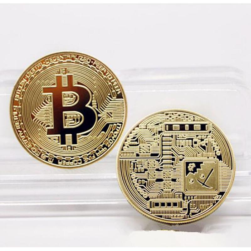 Биткойн-монета Коллекционная коллекция произведений искусства Подарочный памятный бит BTC