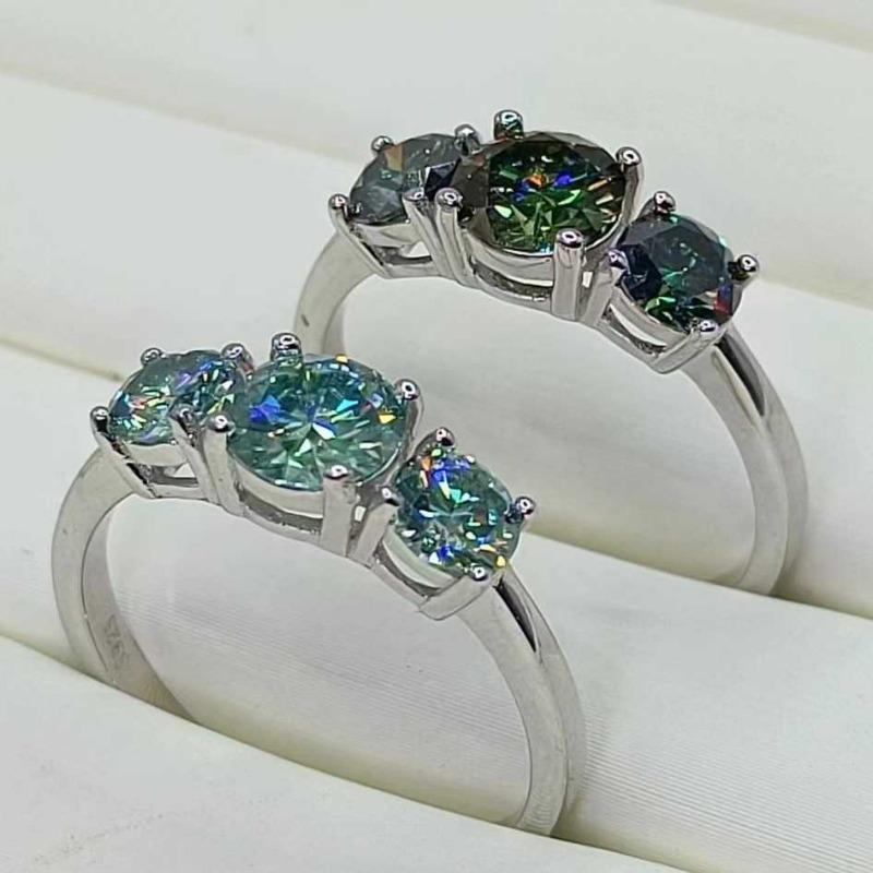 Sace Gems Сертифицированное GRA кольцо с муассанитом 2 карата VVS1 Lab Diamond Solitaire Кольцо для женщин Обручальное кольцо с обещанием ювелирных изделий