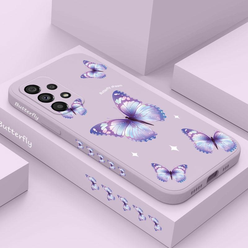 Dream Butterfly Case For Samsung A56 A54 A36 A34 A26 A24 A17 A16 A73 A53 A33 A13 A72 A52 A52S A32 A15 A25 A35 A55 A22 A07 A06 5G