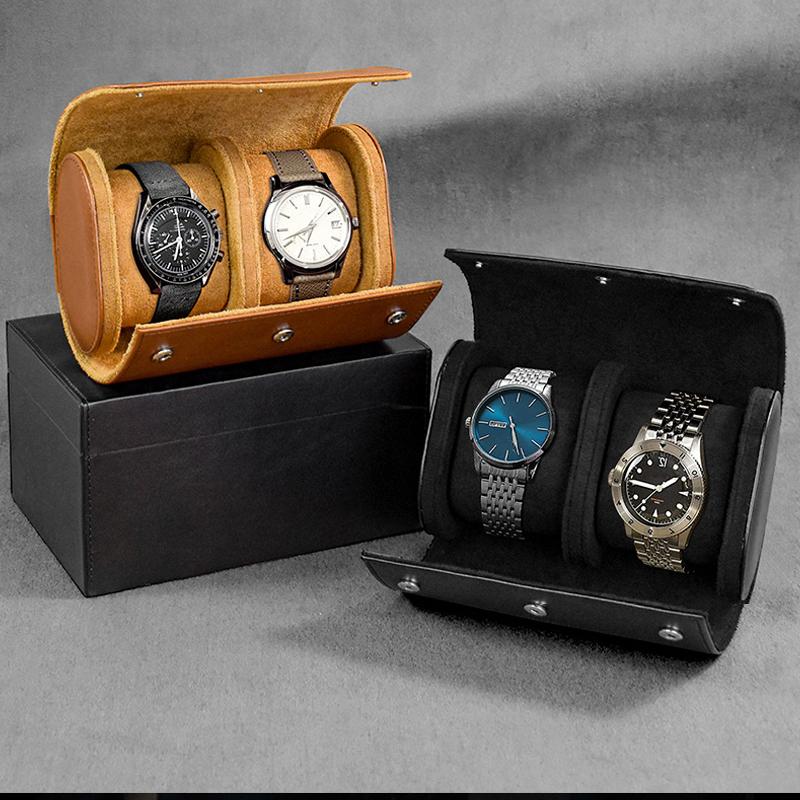 Дорожный футляр для часов Watch Roll — органайзер и место для хранения 3 часов — надежное хранение с инновационными съемными подушечками и прочным органайзером для часов