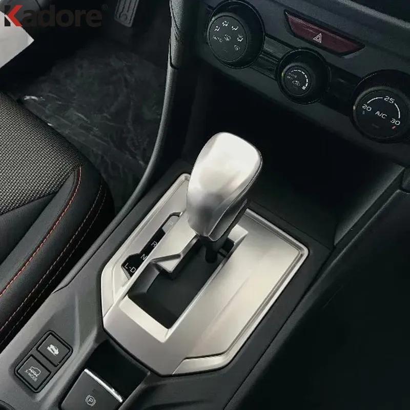 Накладка на ручку переключения передач автомобиля для Subaru XV Crosstrek SUV 2018 Аксессуары для интерьера из углеродного волокна