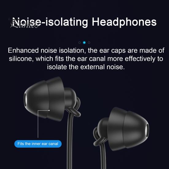 Проводные наушники с шумоподавлением и микрофоном. Улучшенный звук. Универсальные наушники-вкладыши 3,5 мм/Type-C. Спортивные принадлежности для сна.
