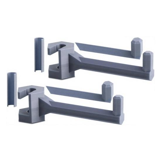 2 шт. Крепление на подголовник автомобиля, вешалка-бант, портативная универсальная для внедорожника, грузовика, транспортного средства, для охоты на открытом воздухе, для хранения блочных и рекурсивных луков, крючок-стойка