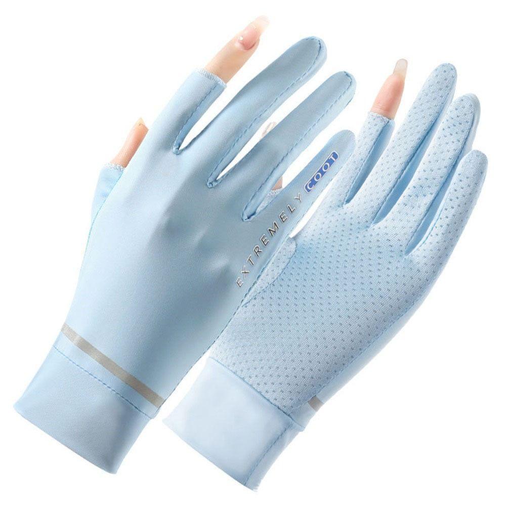 Sexy Cycling Equipment Outdoor Touch Screen Mitten Driving Sun Protection Gloves Sunscreen Gloves