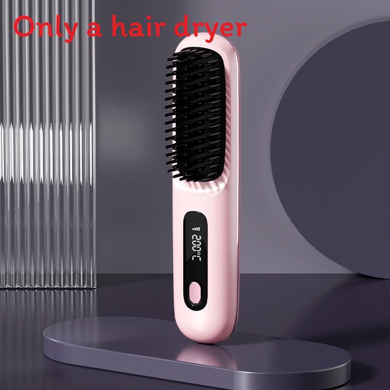 Portable Cordless Hair Curling Brush With 16mm20mm Diameter And Three Heat Settings