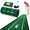 Putter Mat Set Can Also Practice Your Putter Practice Mat Golf Putter Cup Automatic Return SEAVER GOLF 9-piece [You Approach]