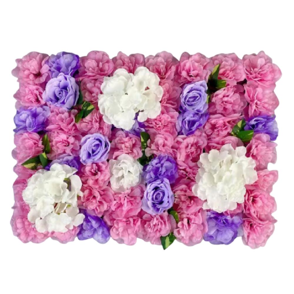 60x40 см Искусственные Цветочные Панели для Стен Ручная Работа Шелковые Розы Стена Цветов Уличные