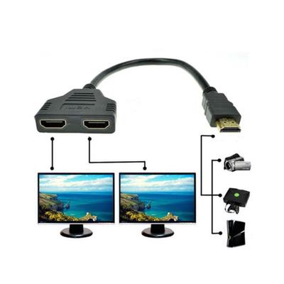 Ramidos 1080P HDMI порт «папа» на 2 «мама» 1 в 2 выхода переходник-разветвитель кабеля преобразователь