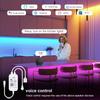 Smart Life Tuya Wi-Fi RGB светодиодные ленты контроллер RGB DC 5 В-24 В встроенный микрофон синхронизация музыки работает с Alexa Google Home