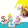 1Pc Squeezing and Bubble Blowing Adult Stress Relief Toy Cartoon Pinching and Music Duck Blowing Balloon Rebound Doll