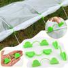 10/30/50Pcs Greenhouse Film Clamps Garden Plant Tunnel Support Tarpaulin Cover Shading Insect Net Fixing Clips Butterfly Clip