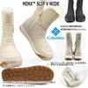 Columbia MINX SLIP V Широкие зимние ботинки с боковой молнией, женские, водонепроницаемые, теплые, Boa, нескользящая подошва, молния, черные, 7.5 (24.5см)