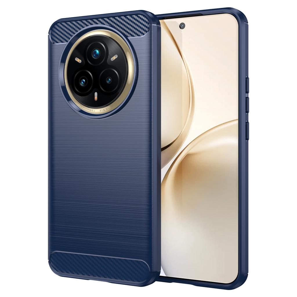 For Realme P3 Pro 5G Case Protective Phone Cover Carbon Fiber Texture Brushed